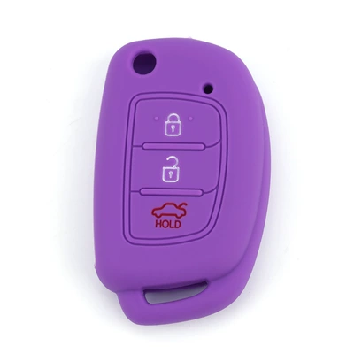 suitable for modern Lang moving folding: Car key bag - purple