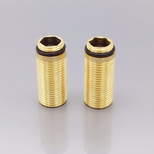 Huang Chao Bathroom Faucet Water Heating Hardware Accessories Single Cold Single Hot Hole Face Basin Sink Faucet Stainless Steel Straight Leg Accessories