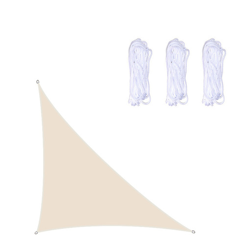 Right-angled triangle 4*4*5.7m waterproof sunshade sail canopy, outdoor anti-UV garden canopy awning