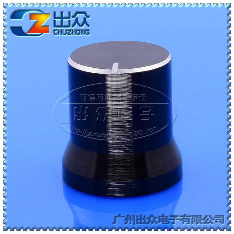 工厂CZ3-AC101 音频金属旋钮电位器宽15高15黑色旋钮电位器