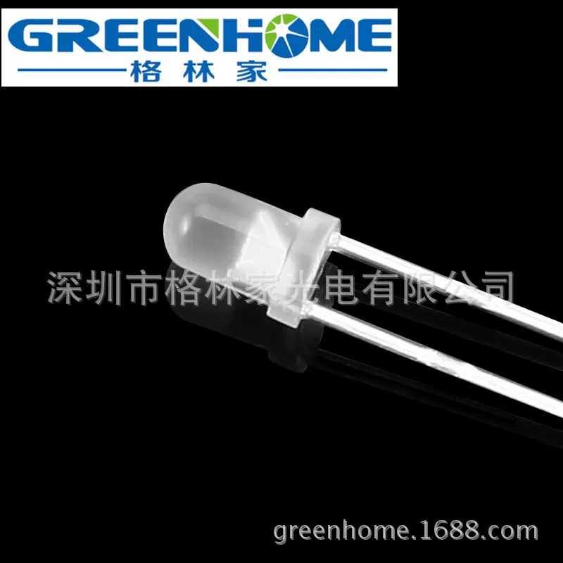 Двухцветная LED-индикаторная лампа, 3/3мм