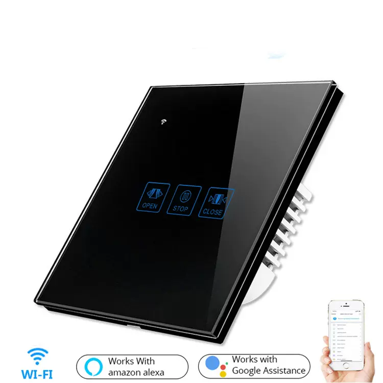 86型调光调速调窗帘墙壁开关 wifi智能语音无线远程控制触控开关