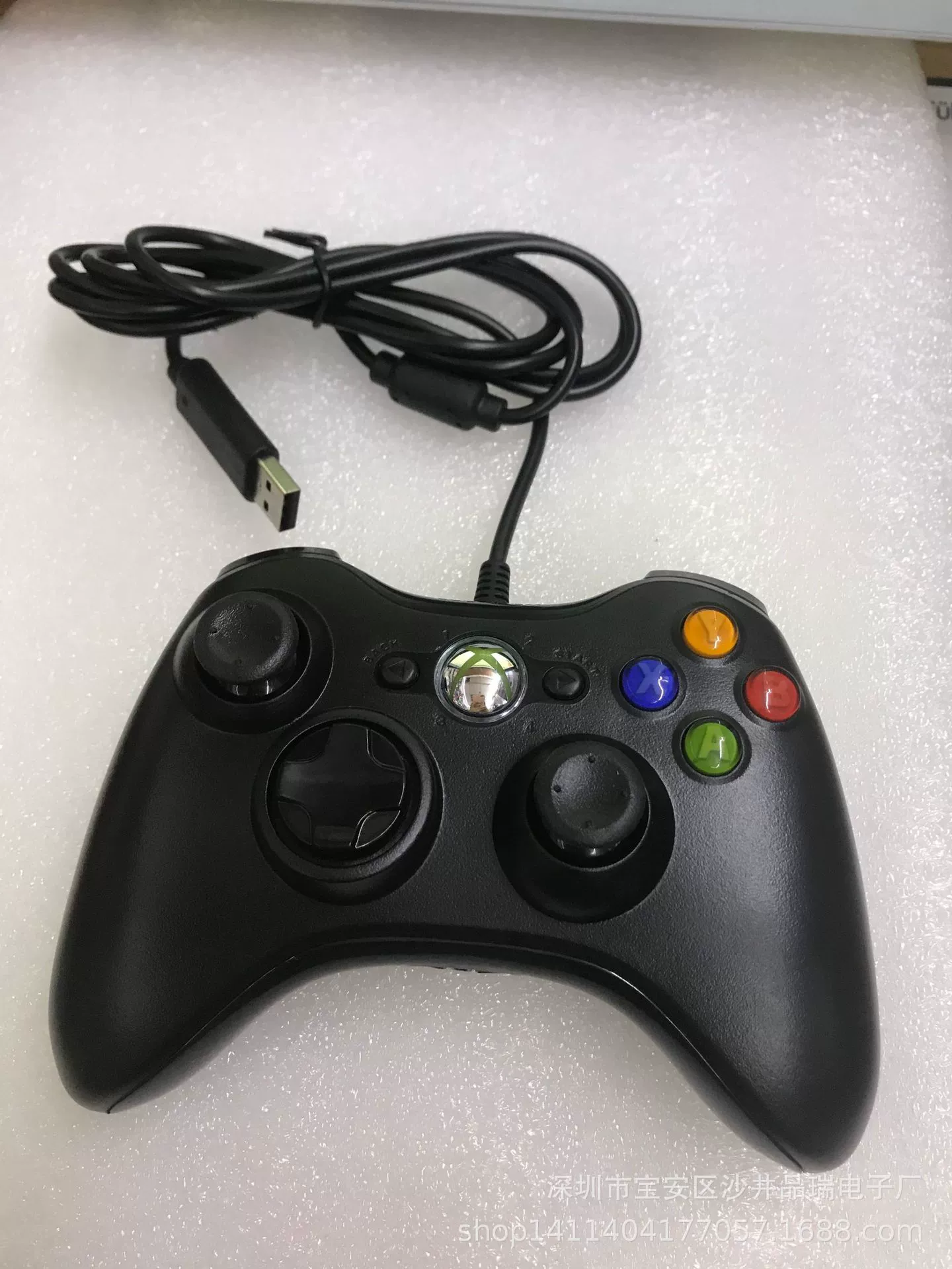 XBOX360 проводная ручка PC360 игровая рукоять двойная вязкость пояс упаковка красная коробка зеленая коробка нейтральная