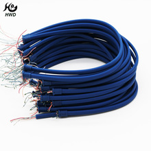 厂家供应 挂脖蓝牙耳机线半成品材 带记忆钢丝半成品挂脖耳机线