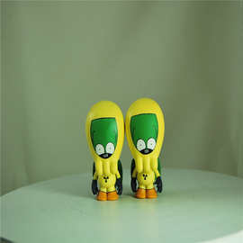 树脂工艺摆件八爪鱼卡通小公仔头动漫游戏周边微景观摆件配件材料