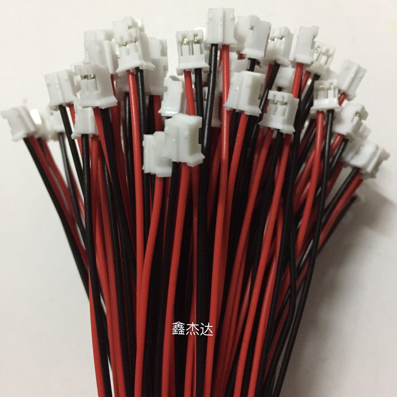 红黑线2.0端子线 加工电子连接器对接线 音箱LED线束批发端子线ph