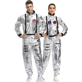 M-XL 万圣节男女情侣装流浪地球太空服装cosplay宇航员制服舞台装