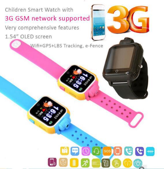 Children Smart Watch 3G , 4G GSM Phone Wifi GPS LBS Tracking