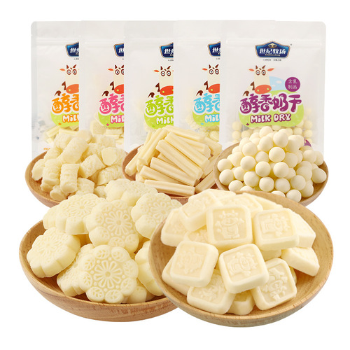 Century Ranch Mellow Milk Dry Milk Cake Inner Mongolia Cheese Sticks Specialty Yogurt Pimples Children's Snack Milk Beans 150g