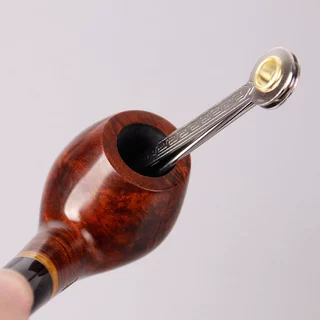 厂家直销不锈钢金属烟刀 简易三用刮-剔-压烟斗清洁工具烟具配件