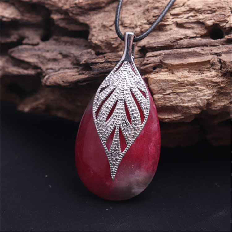Fuchsia pendant jade, wholesale