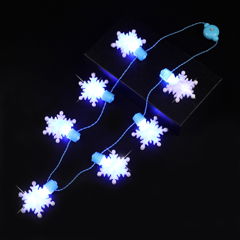 1 Piece Quantity Fashion Snowflake Plastic Handmade Unisex Necklace 1 Piece
