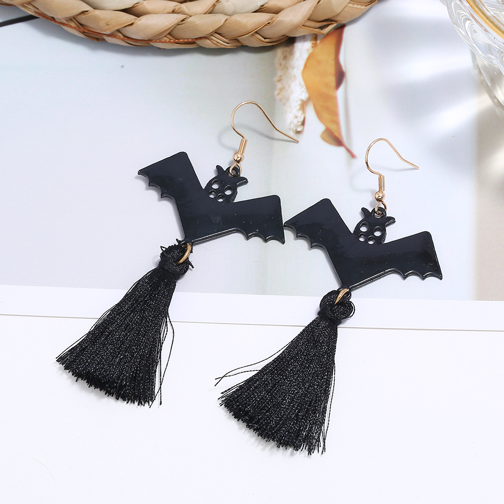 Wholesale Boucles D&#39;oreilles En Alliage Crâne D&#39;horreur Halloween 12 Set Nihaojewelry display picture 26