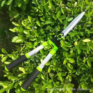 Mountain rattan aluminum alloy square handle Lawn shears Pruning flower shears landscaping scissors hedge shears Holly shears hedge shears
