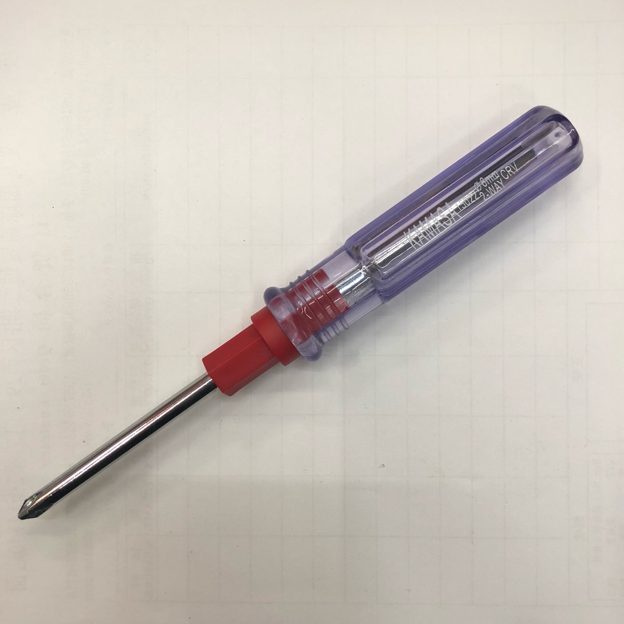 透明两用螺丝刀南美畅销KAMASA牌螺丝刀高档两用刀头