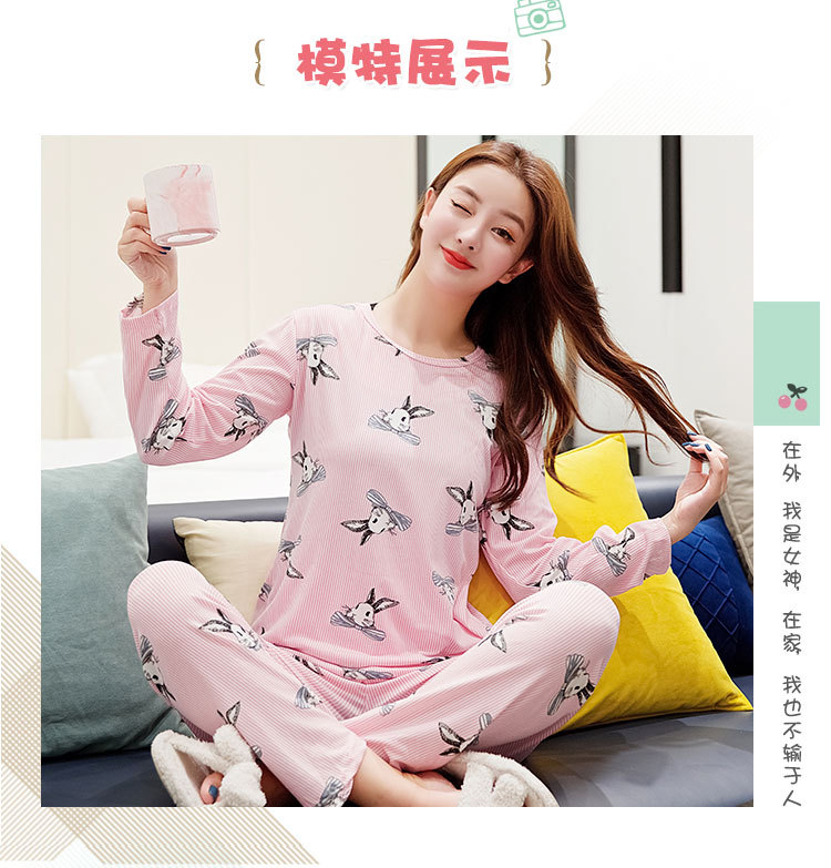 厚款SMX蝴蝶结兔粉色长袖_06