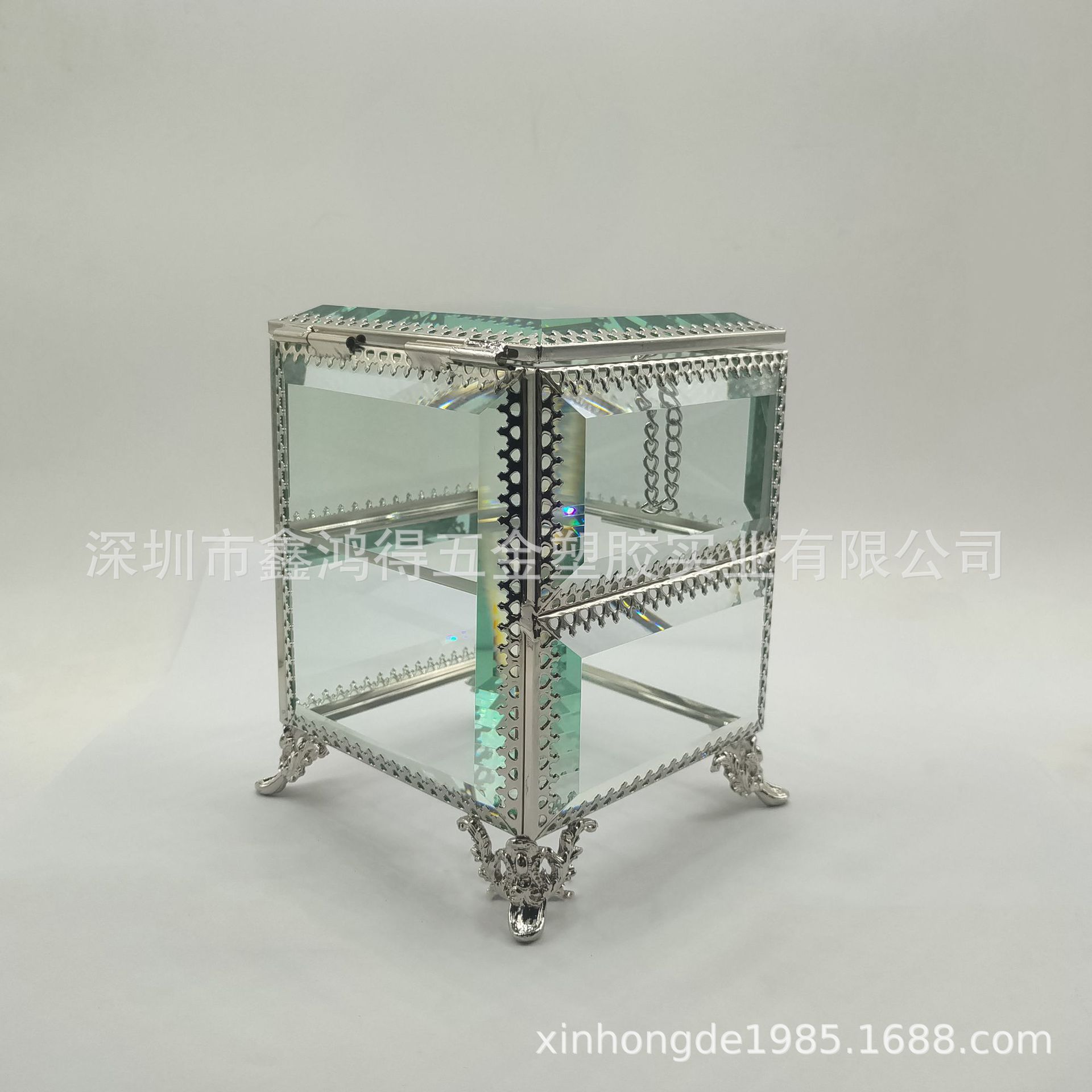 玻璃首饰盒电镀铂金加工 五金电镀厂提供电镀银电镀镍电镀铂金