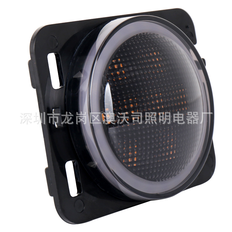 Shepherd Wheel eyebrow light with Angel eye car modified LED light yellow light side light warning light car LED light