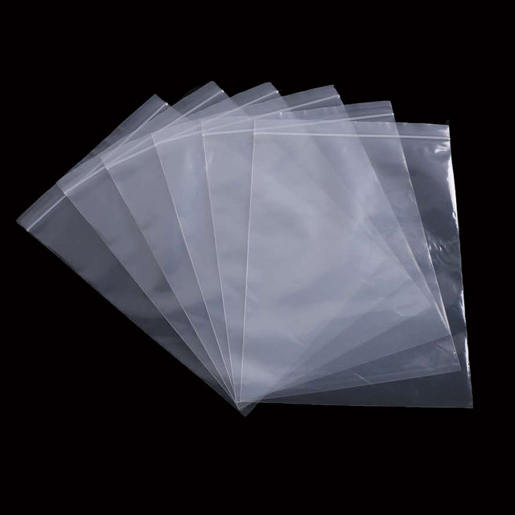 厂家供应PE透明封口袋白边骨袋pe食品包装袋自封袋密封袋8*12cm