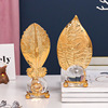 Modern golden crystal, jewelry, table metal decorations, simple and elegant design, light luxury style