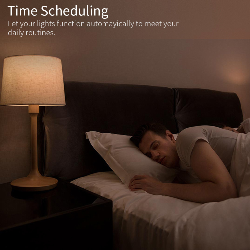 Directo de fábrica graffiti vida inteligente de cinco vías bombilla lámpara WiFi control de voz inteligente 7W lámpara de bombilla