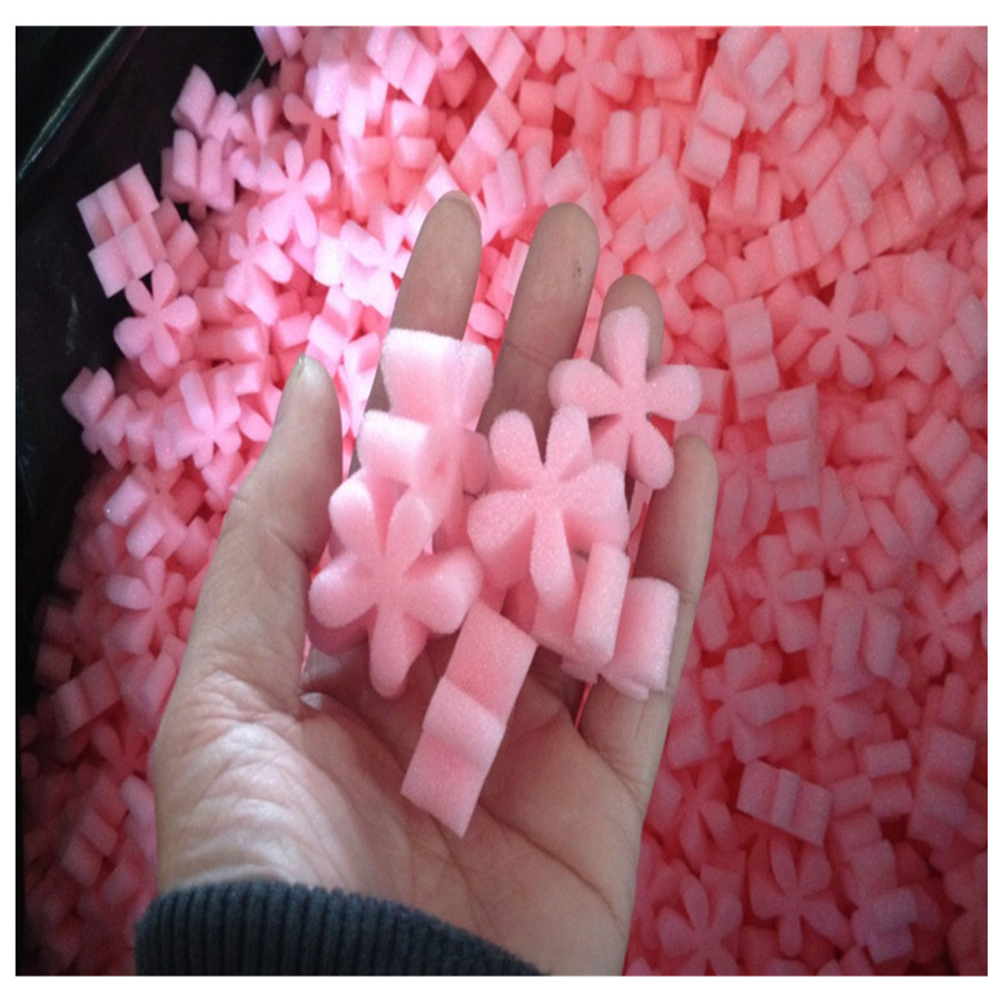 异形加工粉色小花朵认知玩具 聚氨酯亲肤低味海绵防静电形状批发