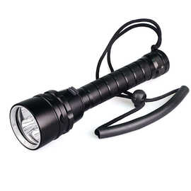 5灯珠 T6 L2 LED强光照明手电筒潜水照明灯白光灯IP68