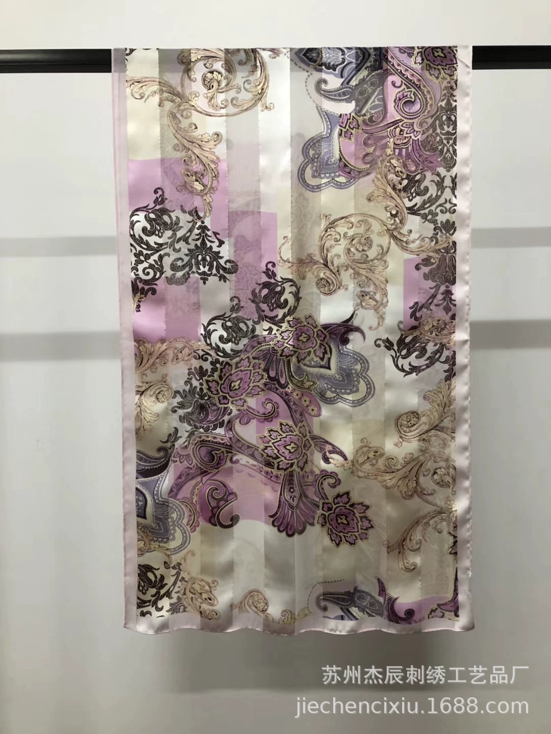 100%mulberry silk satin scarf cub