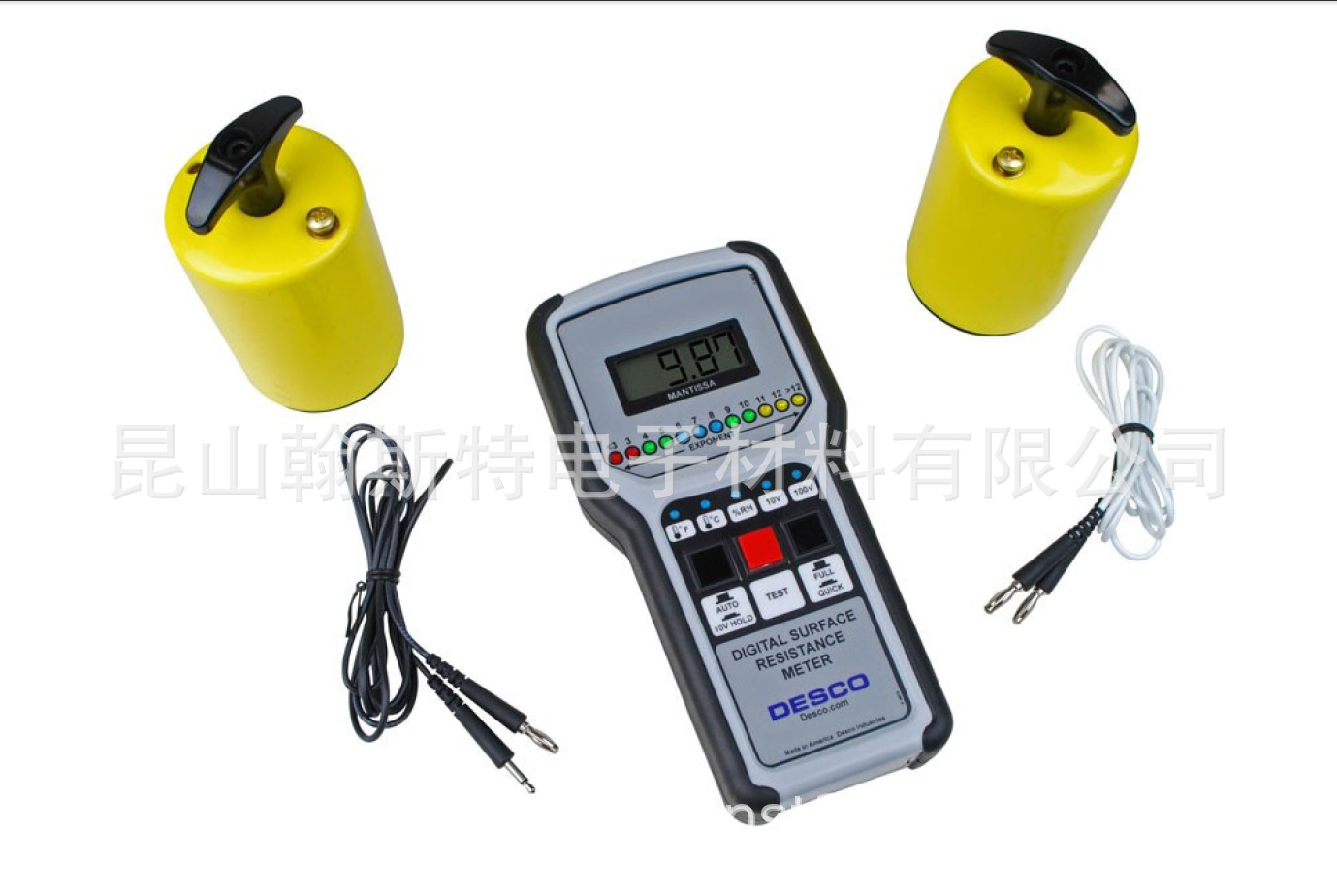 DESCO 19787重锤式静电电阻测试仪 表面阻抗测试仪 电阻阻抗表