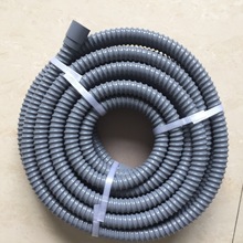 环/保PVC灰色洗衣机排水塑筋管  18*24mm 10米 空调排水管
