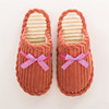 Demi-season keep warm slippers with bow for beloved, 2021 collection, internet celebrity, soft sole