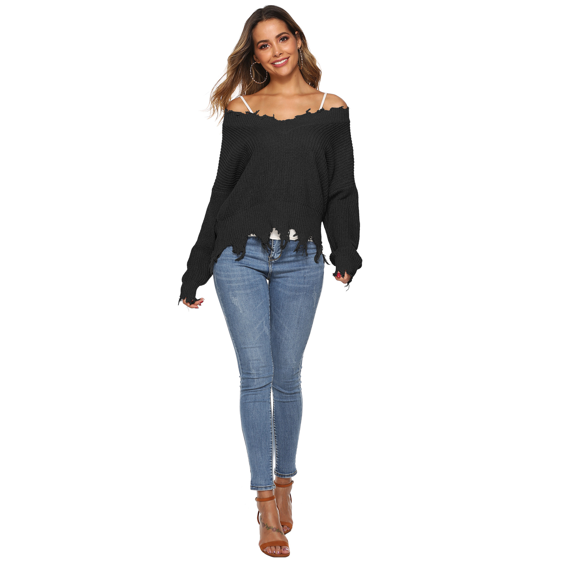 Pull femme en Fibre de polyester Polyester  - Ref 3414413 Image 108