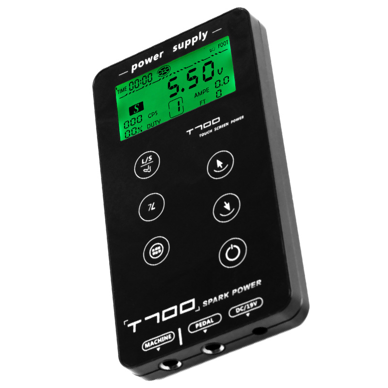 Longyi equipo de tatuaje suministro directo de fábrica T700 pantalla táctil tatuaje fuente de alimentación tatuaje LCD interruptor de potencia de alta gama