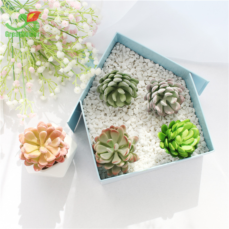 绿植墙仿真植物墙仿真多肉植物塑料花假花仿真多肉盆栽家居摆件