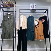 三弗国际秋装女士韩版收身系带花卉连衣裙长袖连衣裙品牌折扣女装