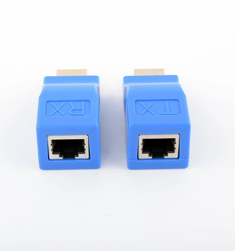 Factory wholesale HDMI single -port extender 30 meters HDMI to RJ45 mesh high -definition bastard support 1080p support 1080P