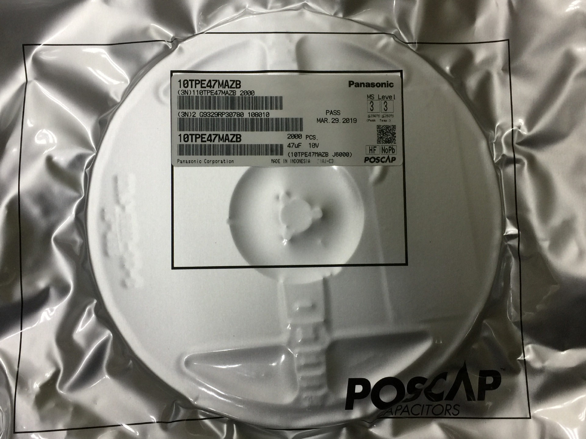 供应POSCAP固态钽电容10TPE47MAZB