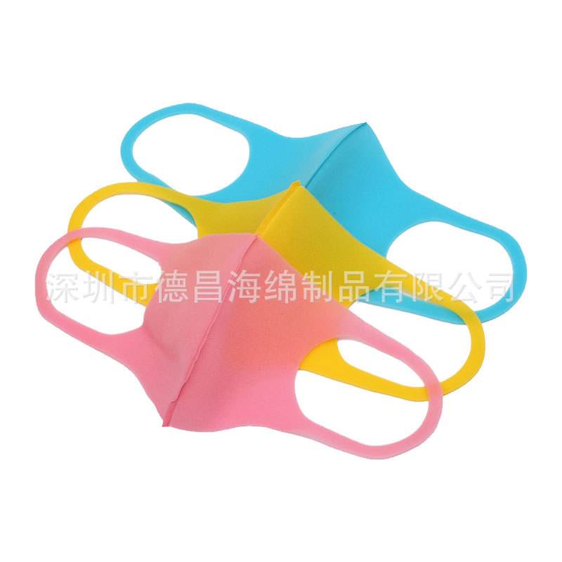 聚氨酯防雾霾口罩 明星同款 日本海绵口罩 防尘保暖口罩
