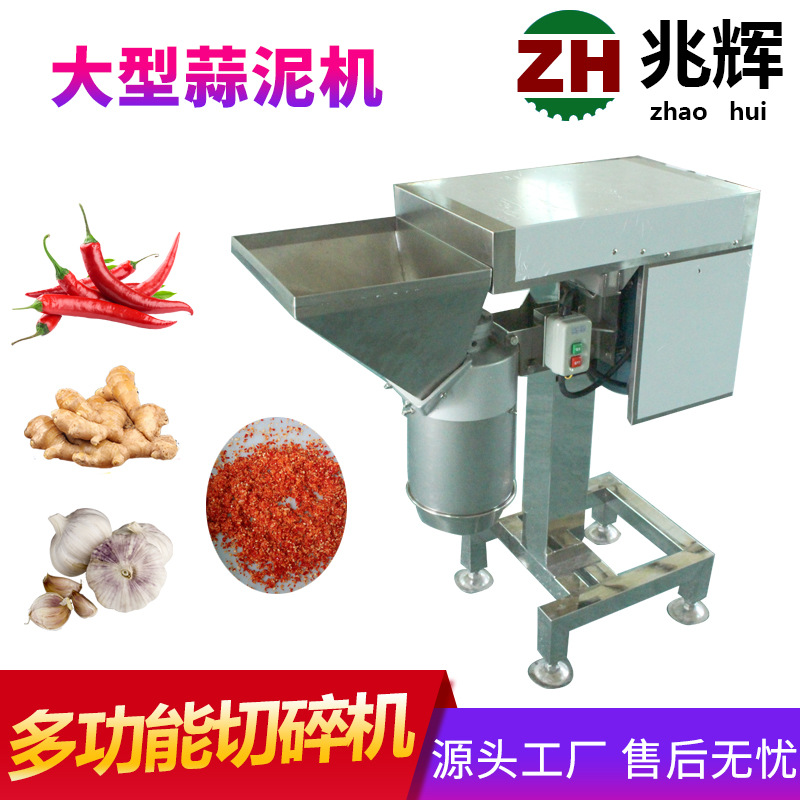 大型不锈钢蒜泥机 西红柿切碎机 生姜蒜头打碎设备 调料加工设备