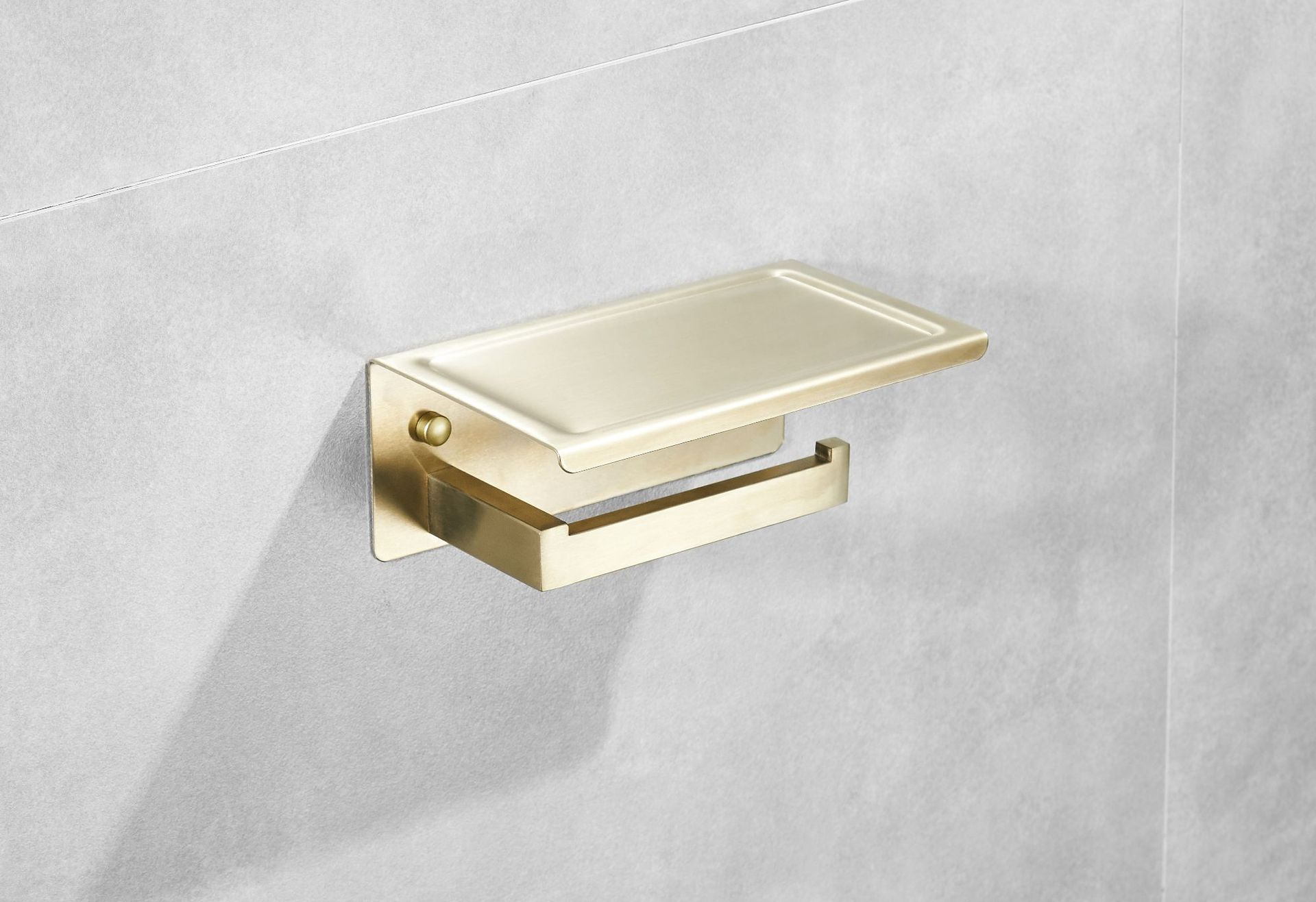 Metal paper towel holder 304 stainless steel toilet paper holder No punching solid wood roll holder Magnetic roll holder undefined