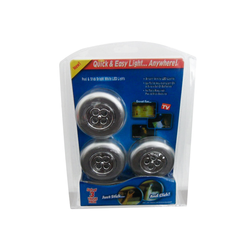 跨境小夜灯迷你触摸灯套件LED拍拍灯过道照明小壁灯室内衣橱灯