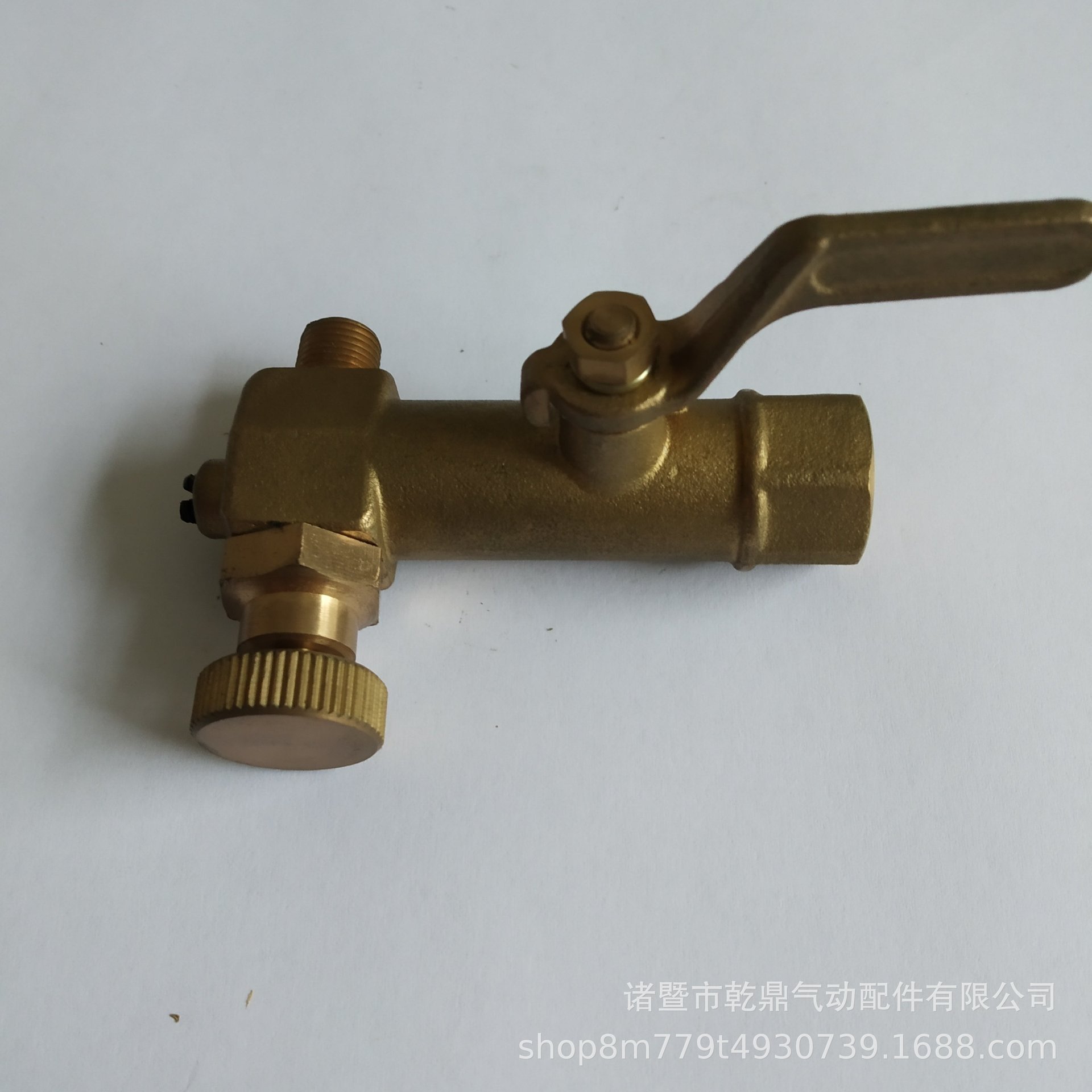 高品质纯铜水流量控制阀门 工业进气阀 气动配件管配件