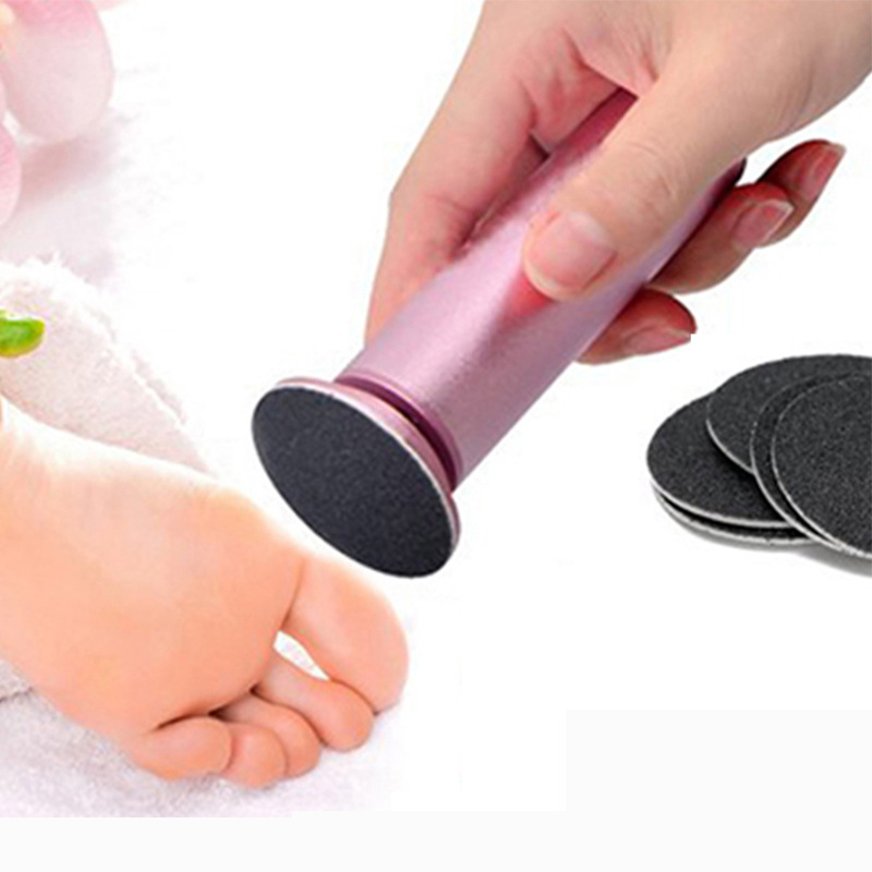 新款電動磨腳器美腳工具去死皮機自動去角質老繭修足修腳工具套裝