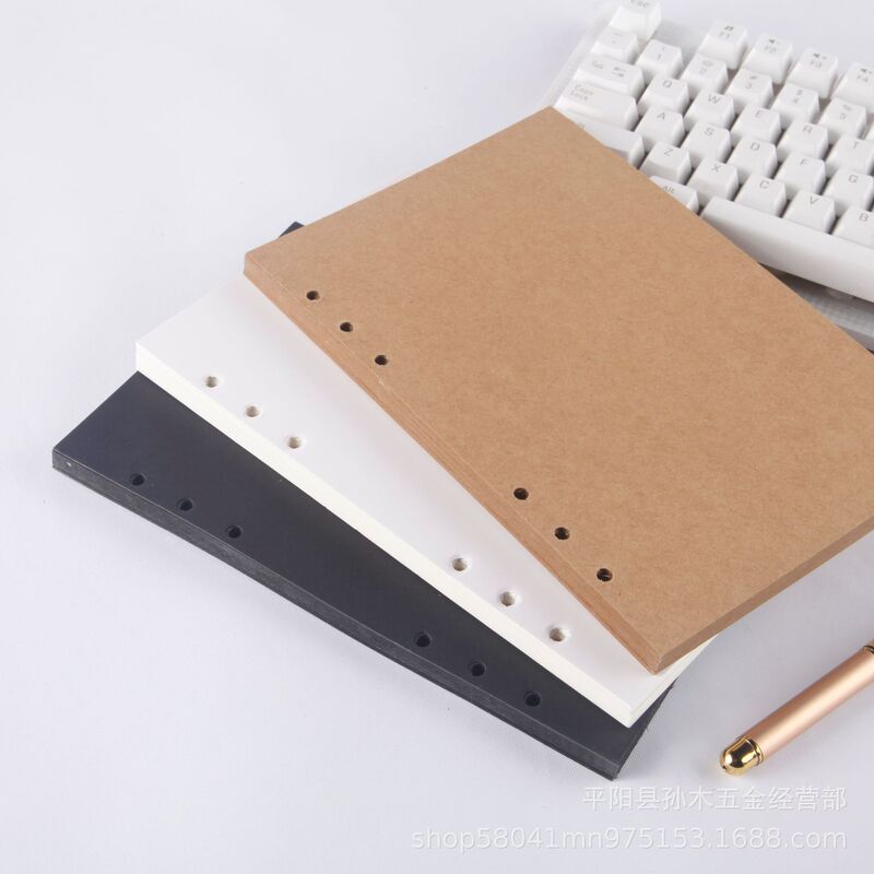 Black Card Vintage A4 Kraft Paper B5 Hard Paper Thick Paper Photo Album Paper A5 Children's Handmade Kraft Painting Cardboard