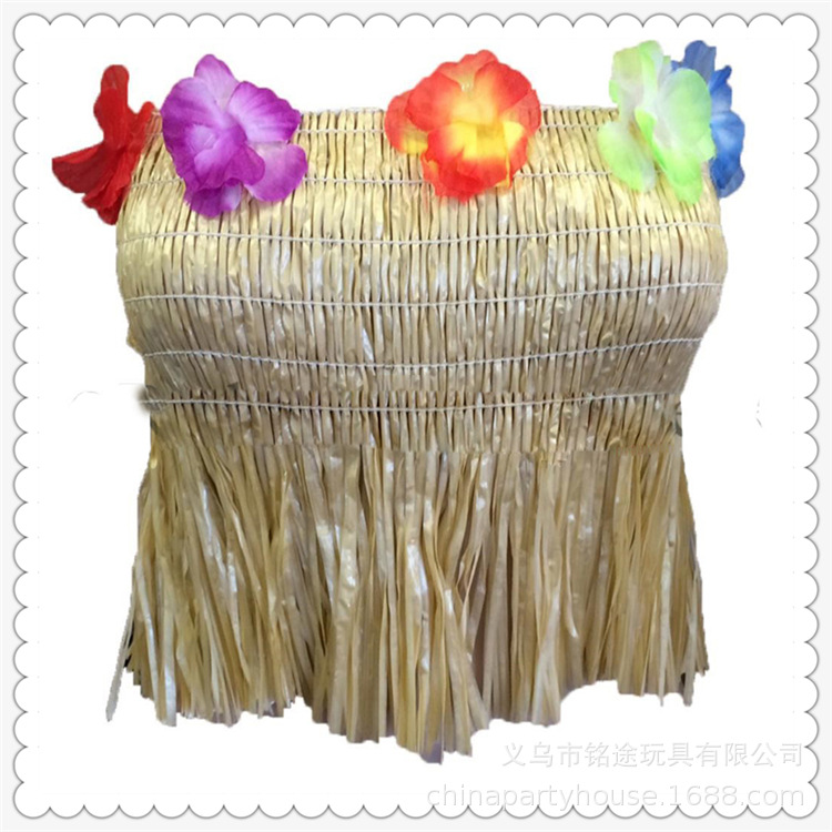 17HW4087 straw hawaiian bra