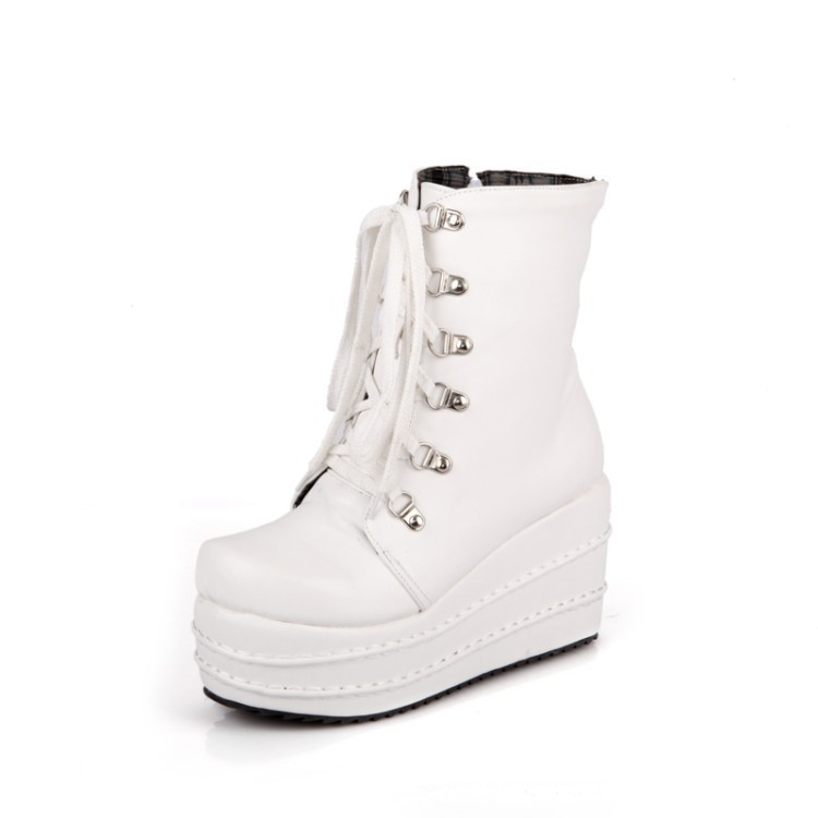 Bottes femme en PU artificiel - Ref 3355417 Image 1