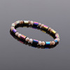 Fashionable trend ankle bracelet, wear-resistant elastic beaded bracelet handmade, simple and elegant design