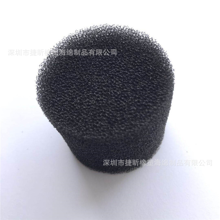 厂家供应 洁面仪吸黑头海绵柱工业建筑防尘泡棉过滤圆形柱