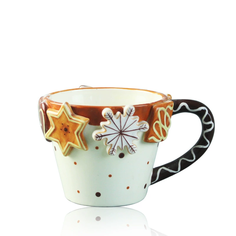 Керамическая расписная рождественская кружка Mark Cup Christmas Candy Cup Candy Rescuration Cup Ice Cream Cup Saint -Dai Cup