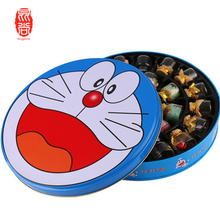 大号圆形马卡龙扁鼓马口铁喜糖盒子结婚礼糖盒婚庆糖果包装礼盒铁